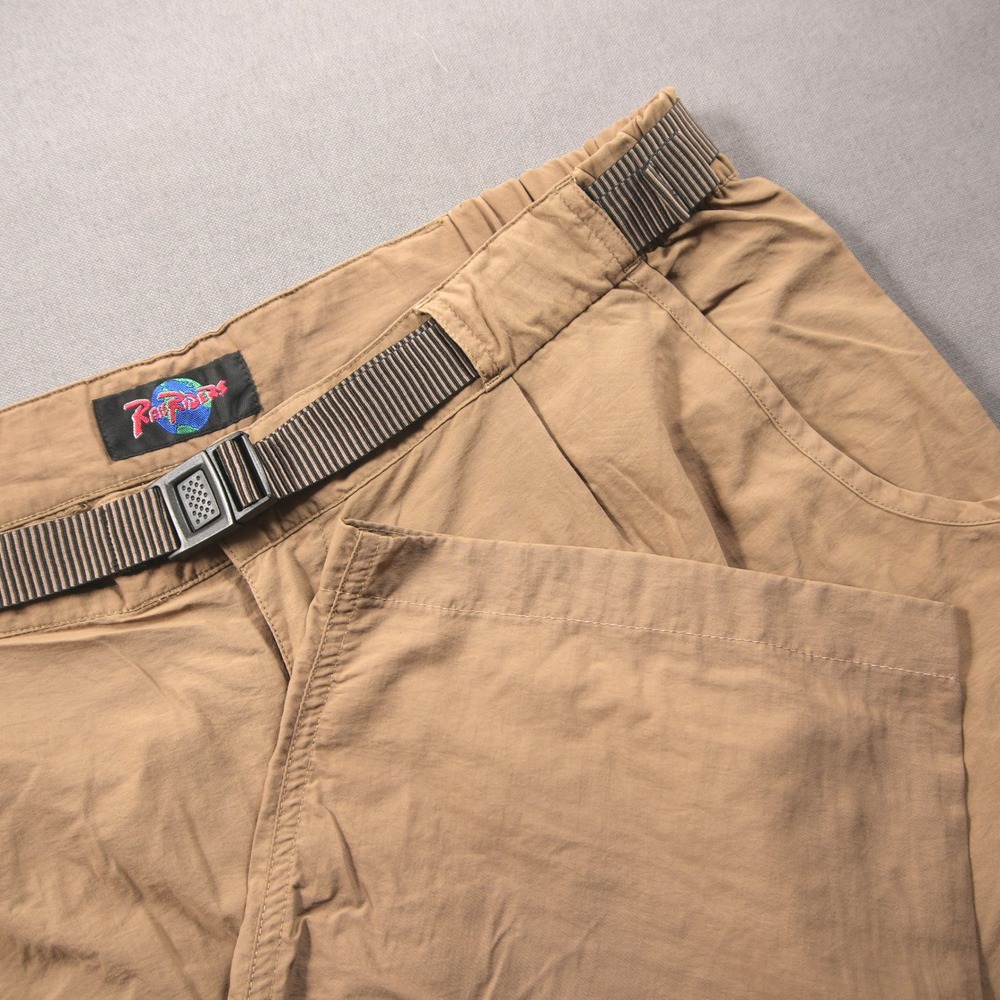 RailRiders Nylon Belted Hiking Men Pants XL 34x28 Tech Lightweight Camping Gorp